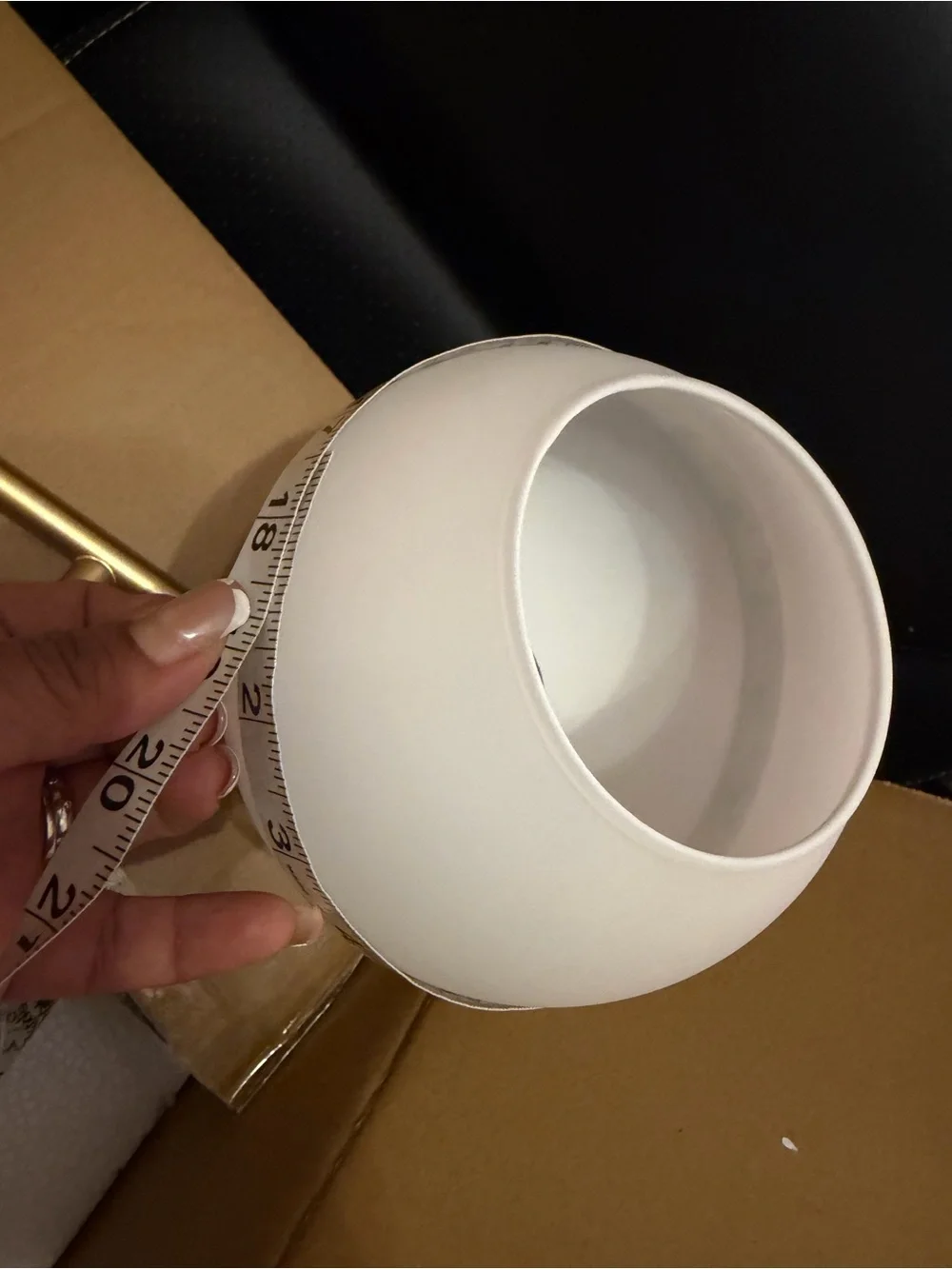 Emak Lighting Gold & White 2 lights